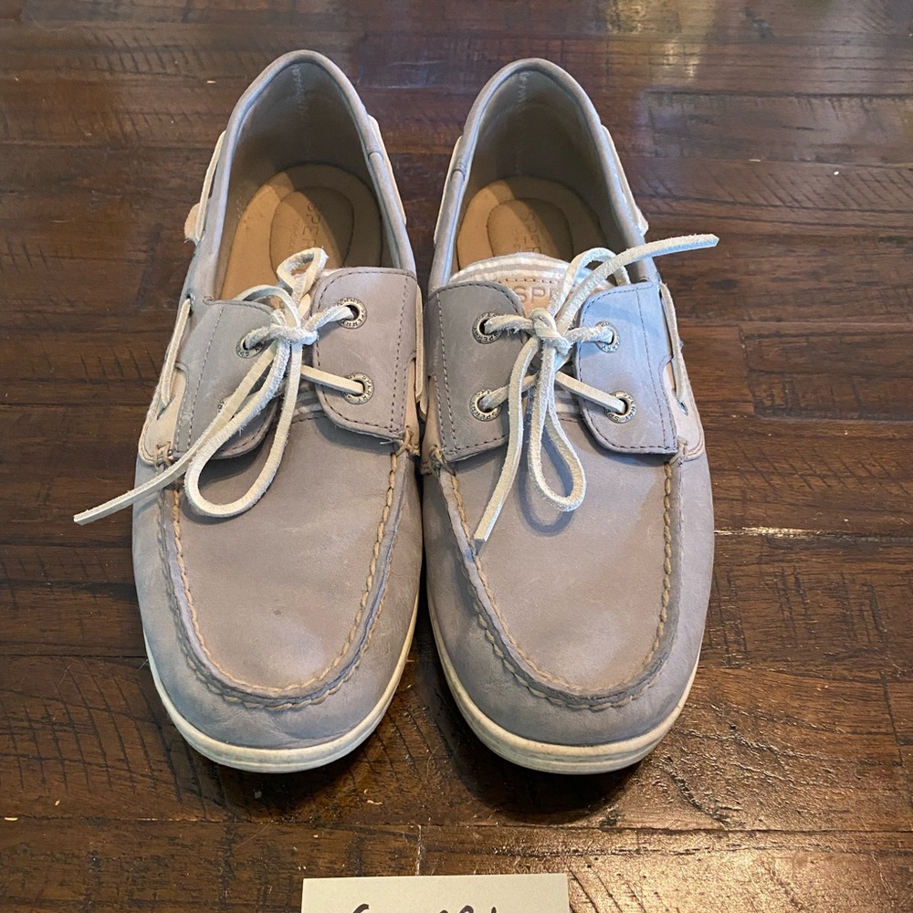 Sperry Top Sider “Bluefish” Gray/White